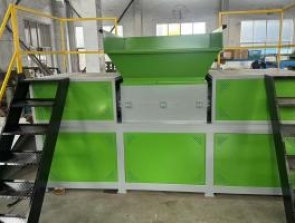 Shredder single and double axis shredder Single double shaft shredder PN1-KEDS 600