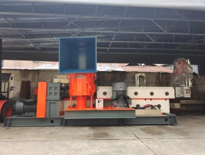 PN2-TP150/150SK+ Granulator Double-stage Compaction Bin Water Ring Cutting Granulator 